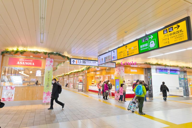 上野駅の交通アクセス
