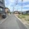 【京都府/京都市西京区山田開キ町】京都市西京区山田開キ町 土地 北側前面道路（西側より撮影）