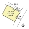 【京都府/京都市左京区修学院檜峠町】京都市左京区修学院檜峠町 土地 区画図