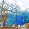 【東京都/東久留米市中央町】東久留米市中央町4丁目　新築戸建　2号棟 建築中の外観