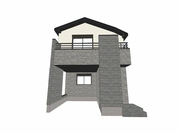 完成予想図：全３区画　[No.3]
図面を基に描き起したもので、実際とは多少異なる場合があります。