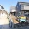 【神奈川県/横浜市青葉区つつじが丘】横浜市青葉区つつじが丘　新築戸建2号棟 建築中の外観：全2棟／奥側