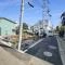 【東京都/目黒区駒場】目黒区駒場1丁目新築戸建　B号棟 建築中の外観：全2棟　手前