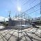【神奈川県/横浜市都筑区二の丸】横浜市都筑区二の丸　新築戸建　1号棟 建築中の外観：【全2棟／手前側】