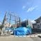 【神奈川県/横浜市都筑区二の丸】横浜市都筑区二の丸　新築戸建　1号棟 建築中の外観：【全2棟／手前側】