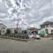 【神奈川県/横浜市都筑区二の丸】横浜市都筑区二の丸　新築戸建　1号棟 建築中の外観：【全2棟／左側】