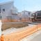 【東京都/国分寺市日吉町】国分寺市日吉町4丁目　新築戸建1号棟 現地（建築前）：全2区画　左側