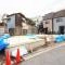 【東京都/品川区旗の台】旗の台二丁目新築戸建て　1号棟 現地（建築前）：全２棟/手前側が当該地