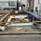【東京都/中野区中野】中野区中野六丁目　新築戸建　A棟　全3棟現場 建築中の外観