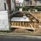 【東京都/中野区中野】中野区中野六丁目　新築戸建　A棟　全3棟現場 建築中の外観
