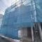 【東京都/中野区中野】中野区中野六丁目　新築戸建　B棟　全3棟現場 建築中の外観：全3区画