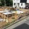 【東京都/中野区中野】中野区中野六丁目　新築戸建　C棟　全3棟現場 建築中の外観