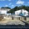 【神奈川県/川崎市多摩区生田】グランエクセラ生田4丁目　新築戸建　1号棟 建築中の外観：全5区画　1号棟正面から