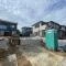 【千葉県/松戸市六高台】松戸市六高台6丁目新築一戸建て3号棟 建築中の外観：全3棟／一番右
