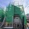【東京都/世田谷区祖師谷】世田谷区祖師谷5丁目　1号棟 建築中の外観：全２棟／右側