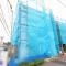 【神奈川県/横浜市南区睦町】南区睦町新築戸建A号棟（全4棟） 建築中の外観：全3棟／写真中央