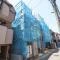 【東京都/中野区若宮】中野区若宮1丁目 新築戸建て 建築中の外観：2棟現場　手前の建物です