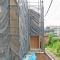 【東京都/練馬区桜台】練馬桜台1丁目第1期戸建 1号棟 建築中の外観：1号棟の入り口になります。
全3棟／1号棟