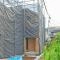 【東京都/練馬区桜台】練馬桜台1丁目第1期戸建 1号棟 建築中の外観：1号棟の入り口です。
全3棟／1号棟