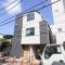 【東京都/大田区東雪谷】大田区東雪谷2丁目 新築戸建 1号棟 建築中の外観：全3棟／1号棟
建物中央