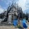 【東京都/武蔵野市桜堤】武蔵野市桜堤3丁目　新築戸建　5号棟　全8棟 建築中の外観：全8棟／写真中央