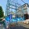 【東京都/調布市染地】調布市染地1丁目　新築戸建 建築中の外観