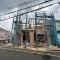 【神奈川県/秦野市今泉】秦野今泉新築戸建【1号棟】 建築中の外観：全2区画
写真正面
