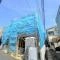 【東京都/世田谷区三軒茶屋】世田谷区三軒茶屋　新築戸建　B号棟/全2棟 建築中の外観：全2区画、全2棟現場