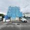 【神奈川県/藤沢市辻堂新町】藤沢市辻堂新町2丁目　新築戸建　1号棟/全3棟 建築中の外観：向かって左側の敷地延長区画が1号棟/全3棟