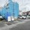 【神奈川県/藤沢市辻堂新町】藤沢市辻堂新町2丁目　新築戸建　1号棟/全3棟 建築中の外観：向かって左側の敷地延長区画が1号棟/全3棟
