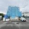 【神奈川県/藤沢市辻堂新町】藤沢市辻堂新町2丁目　新築戸建　3号棟/全3棟 建築中の外観：向かって右側の敷地延長区画が3号棟/全3棟