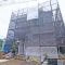【神奈川県/横浜市都筑区川和町】川和町新築戸建　1号棟 建築中の外観：全2棟：写真中央
