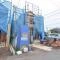 【神奈川県/相模原市中央区淵野辺本町】中央区淵野辺本町3丁目新築戸建て4号棟（全5棟） 建築中の外観：4号棟：写真中央（全5棟）