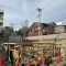 【東京都/中野区中野】中野区中野2丁目　新築戸建 建築中の外観