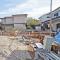 【東京都/練馬区富士見台】練馬区富士見台2丁目　新築戸建 　3号棟【全3棟】 建築中の外観：写真右側：練馬区富士見台2丁目新築戸建て 3号棟（全3棟）
