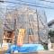 【東京都/練馬区大泉学園町】練馬区大泉学園町5丁目　新築戸建　B号棟【全5棟】 建築中の外観：写真中央：B号棟/全5棟