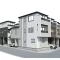 【東京都/世田谷区赤堤】世田谷区赤堤4丁目　新築戸建　B号棟 完成予想図：図面を基に描き起したもので、実際とは多少異なる場合があります。 全6棟／左手奥側