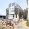 【東京都/小平市美園町】小平市美園町3丁目 A号棟 建築中の外観：全2区画　A号棟は手前側