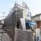 【東京都/小平市美園町】小平市美園町3丁目 A号棟 建築中の外観：全2区画　A号棟は手前側