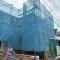 【東京都/西東京市南町】西東京市南町2丁目新築戸建　2号棟／全2号棟 建築中の外観：全2号棟 写真中央（南西側公道4ｍから見て右側）