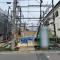 【神奈川県/横浜市泉区中田南】泉区中田南5丁目　新築戸建　7号棟/全7棟 建築中の外観：写真中央　7号棟/全9棟