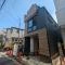 【東京都/文京区小日向】文京区小日向3丁目新築戸建 建築中の外観：写真中央