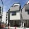 【東京都/大田区下丸子】GRACE WOOD 大田区下丸子2丁目 A号棟 建築中の外観：全5棟　写真中央