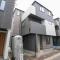 【神奈川県/川崎市高津区明津】GRACE WOOD CONFINE 明津　C 号棟 建築中の外観：西側全10棟／西側手前から3番目