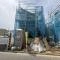 【東京都/江戸川区西篠崎】江戸川区西篠崎1丁目 新築戸建E号棟 建築中の外観：全5区画