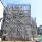 【東京都/荒川区町屋】町屋6期　2号棟 建築中の外観：全2区画、全2棟現場、2号棟