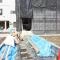 【東京都/荒川区町屋】町屋6期　2号棟 建築中の外観：全2区画、全2棟現場、2号棟