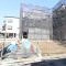 【東京都/荒川区町屋】町屋6期　2号棟 建築中の外観：全2区画、全2棟現場、2号棟