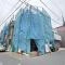 【東京都/大田区南蒲田】大田区南蒲田1丁目新築戸建No.2 建築中の外観：全3棟・真ん中