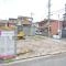 【京都府/京都市中京区聚楽廻松下町】京都市中京区聚楽廻松下町　新築戸建C号棟 現地（建築前）：全3区画（南側の区画）